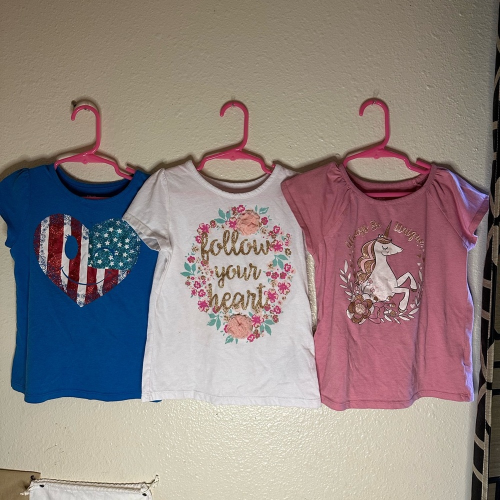BUNDLE OF 3 Epic Threads short sleeves tops for girls